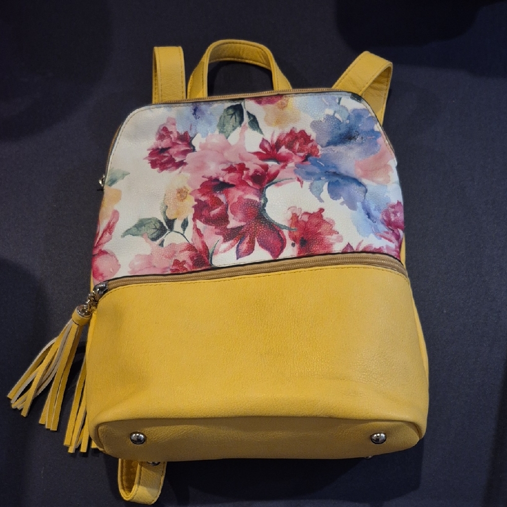 K.Carroll Floral Yellow Backpack